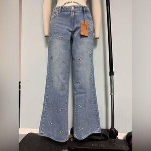 PacSun Light Blue Wide Leg Jeans